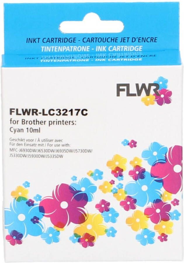 Brother FLWR LC-3217C cyaan cartridge