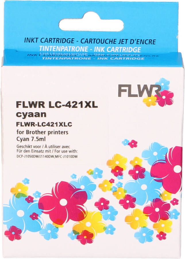 Brother FLWR LC-421XL cyaan cartridge