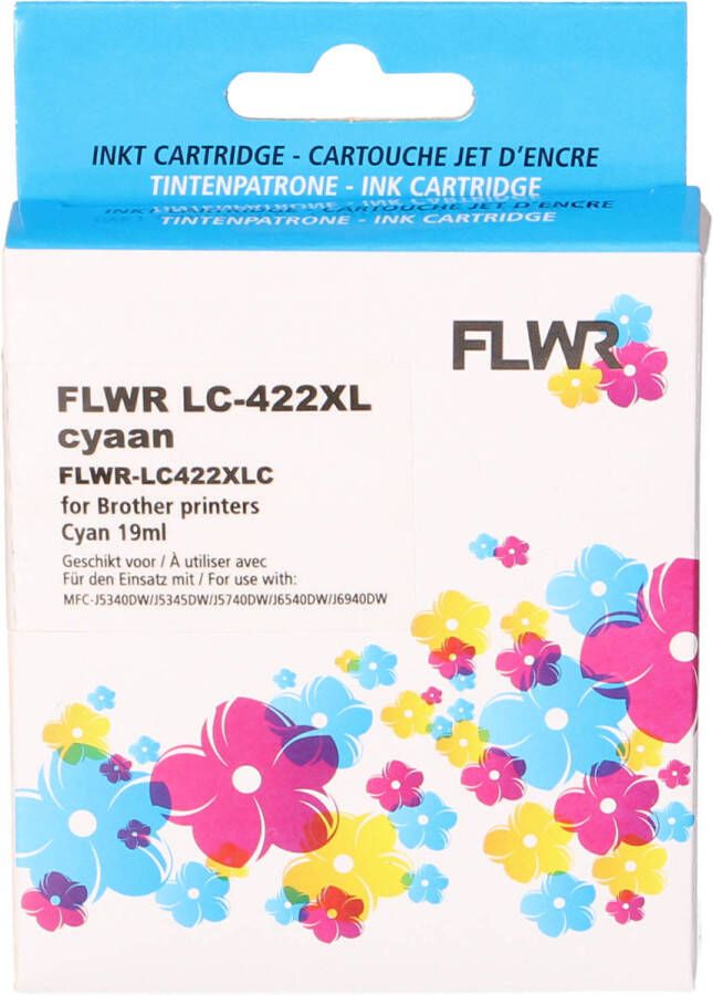 Brother FLWR LC-422XL cyaan cartridge