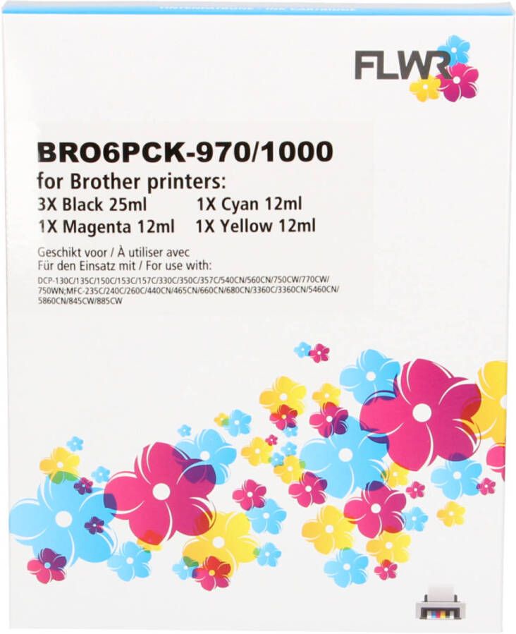 Brother FLWR LC970 1000 Megapack cartridge