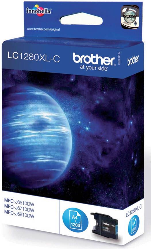 Brother inktcartridge 1.200 pagina&apos;s OEM LC-1280XLC cyaan 5 stuks