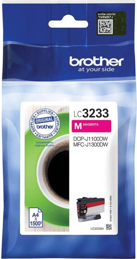 Brother inktcartridge 1.500 pagina&apos;s OEM LC3233M magenta