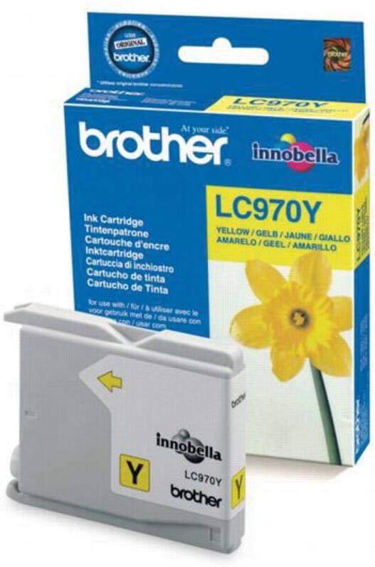 Brother inktcartridge 300 pagina&apos;s OEM LC-970Y geel 5 stuks