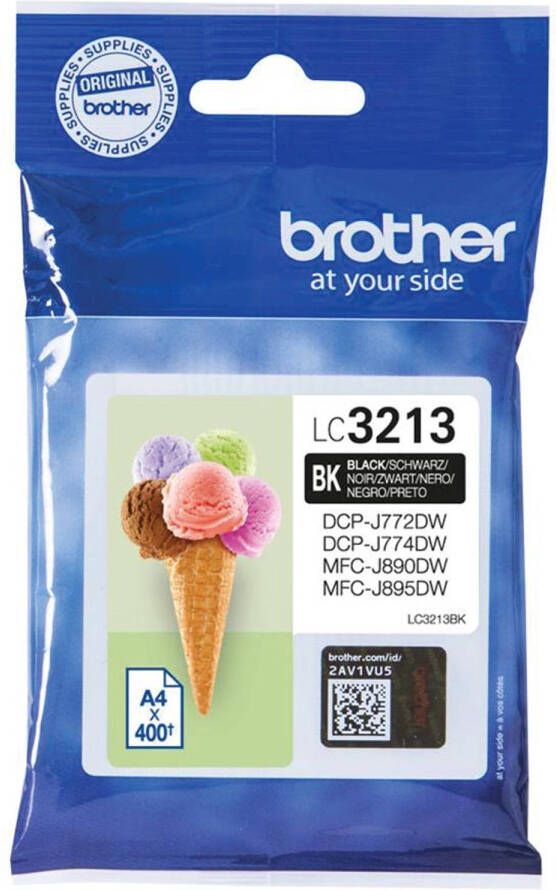 Brother inktcartridge 400 pagina&apos;s OEM LC-3213BK zwart 5 stuks