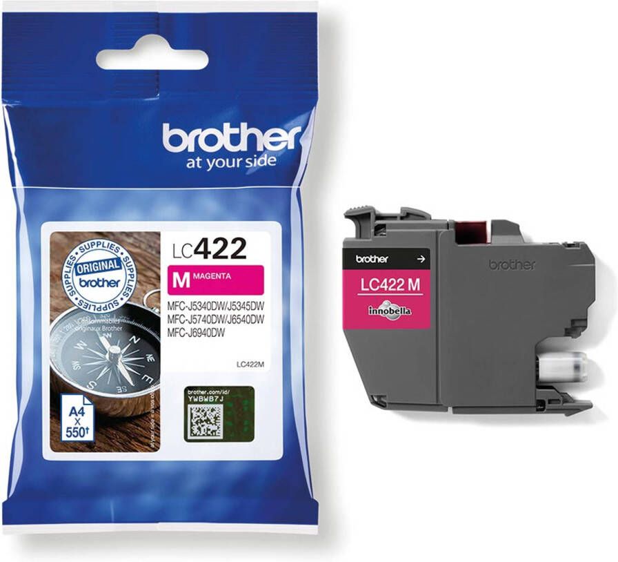 Brother inktcartridge 550 pagina&apos;s OEM LC-422M magenta 5 stuks