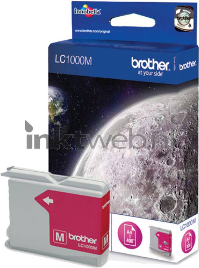 Brother Ink Cartridge Lc1000M Magenta 400Pages