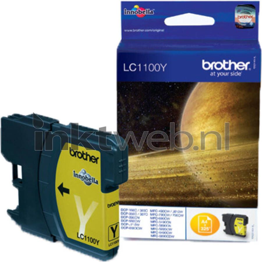 Brother Cartridge Lc1100Y Yellow