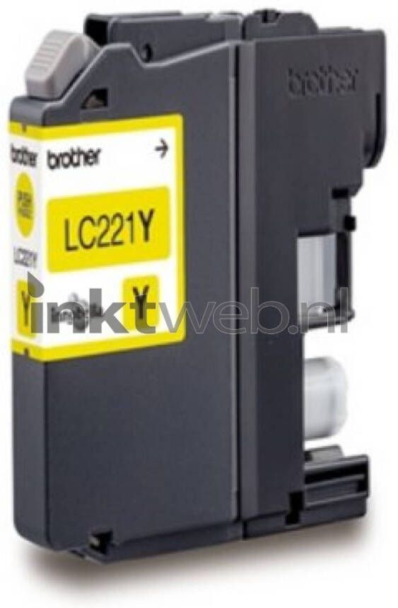 Brother LC-221Y geel cartridge
