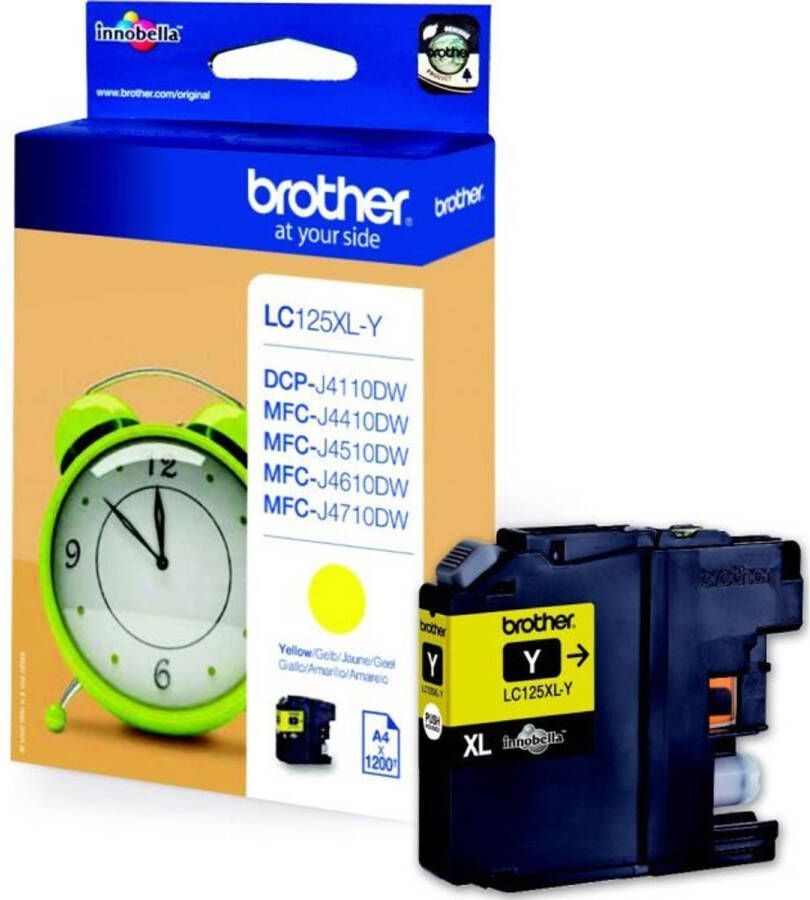Brother Ink Cartridge Lc-125Xly Yellow 1.200 Pag