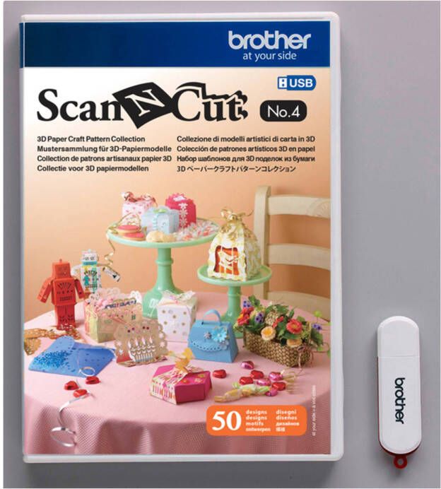 Brother ScanNCut collectie voor 3D papiermodellen No.4