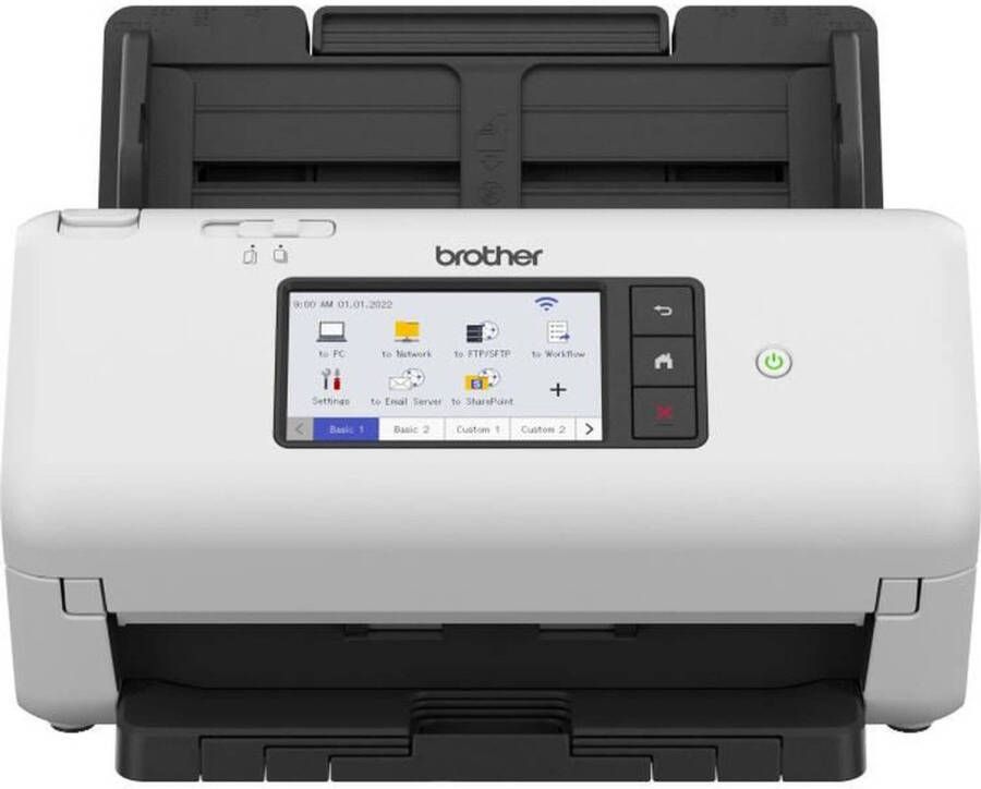 Brother Scanner ADS-4700 Kantoordocumenten Dubbelzijdig 40 ppm 80 ipm Ethernet Wi-Fi Direct ADS470