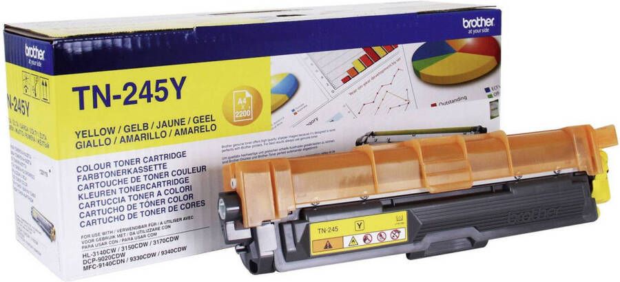 Brother Tn-245Y Yellow Toner 2.200 Pages | Cartridges&Toners | Computer&IT Printen&Scannen | TN-245Y