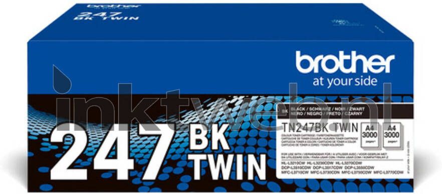 Brother TN-247 twinpack zwart toner