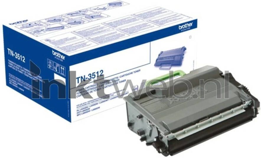 Brother toner zwart 12.000 pagina&apos;s OEM TN-3512