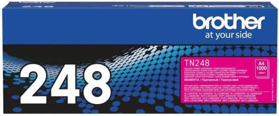 Brother TN248M standaard magenta inkttoner 1000 pagina&apos;s