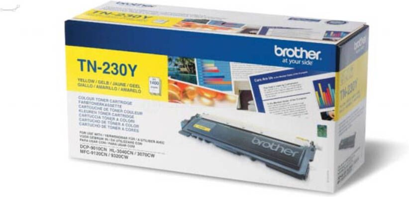 Brother toner 1.400 pagina&apos;s OEM TN-230Y geel 4 stuks