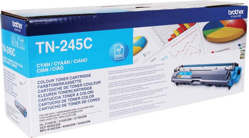 Brother Tn-245C Cyan Toner 2.200 P Iso Iec19798 | Cartridges&Toners | Computer&IT Printen&Scannen | TN-245C