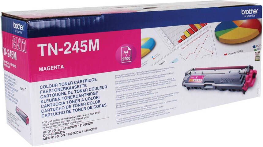 Brother Tn-245M Magenta Toner 2.200 Pages | Cartridges&Toners | Computer&IT Printen&Scannen | TN-245M