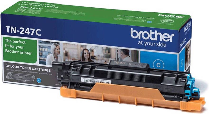 Brother toner 2.300 pagina&apos;s OEM TN-247C cyaan 4 stuks