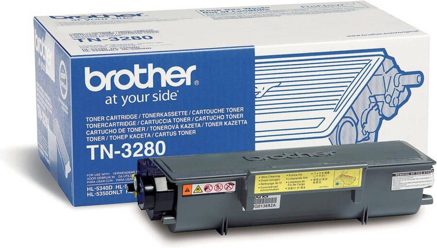 Brother toner 8.000 pagina&apos;s OEM TN-3280 zwart 3 stuks