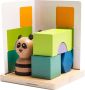 BS Toys Panda's Puzzel FSC Hout Vanaf 6 Jaar 20 Puzzels Train het ruimtelijk inzicht - Thumbnail 2