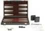 Buffalo Backgammon ingelegd 38 x 24 cm zwart - Thumbnail 1