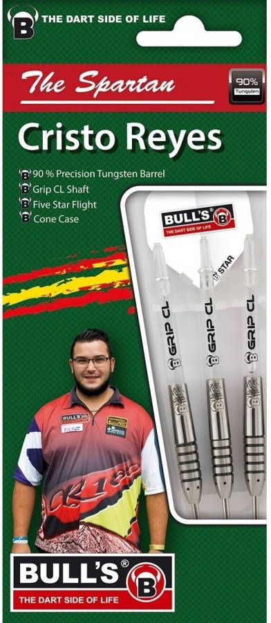 Bull&apos;s dartpijlen Champions C. Reyes steeltip 90% gewicht 21 gram