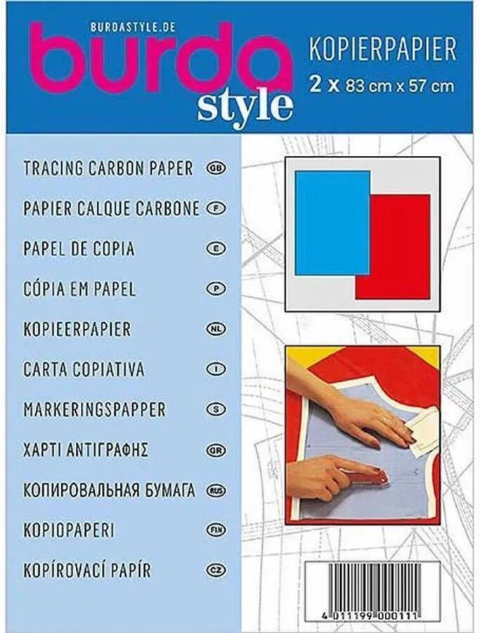 Burda Kopieerpapier Blauw-Rood