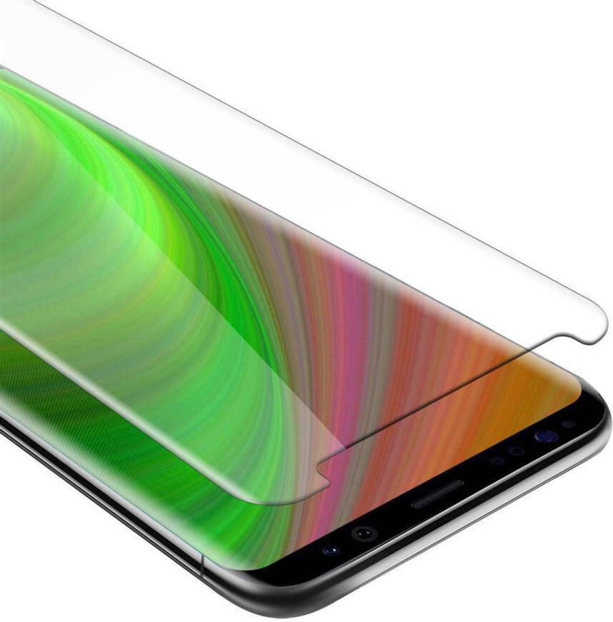 Cadorabo Screenprotector geschikt voor Samsung Galaxy S8 PLUS in KRISTALHELDER Tempered Display Pantser Film