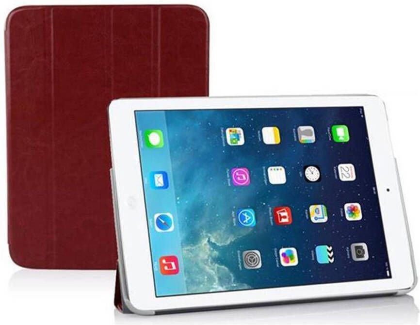 Cadorabo Tablet Hoesje geschikt voor Apple iPad AIR 2 2014 AIR 2013 in DATUM BRUIN Beschermhoes Case Cover Auto Wake