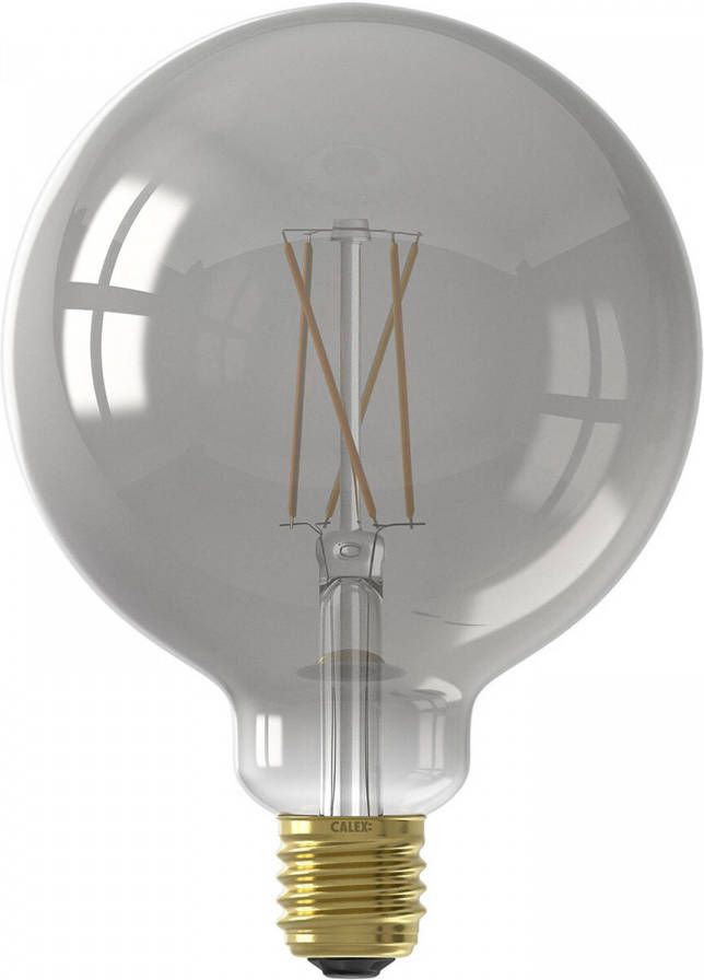 Calex LED Lamp Globe Smart LED G125 E27 Fitting Dimbaar 7W Aanpasbare Kleur CCT Grijs