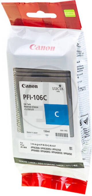 Canon 6622B001 PFI106C IPF ink cyan