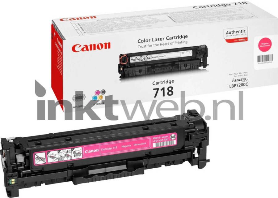 Canon 718 magenta toner