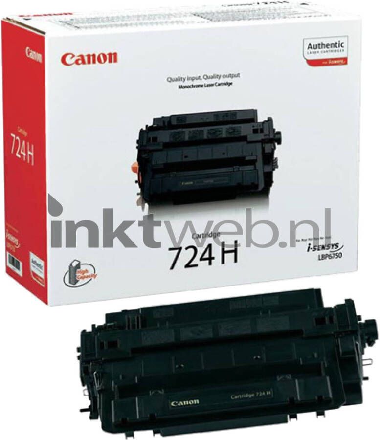 Canon 724H zwart toner