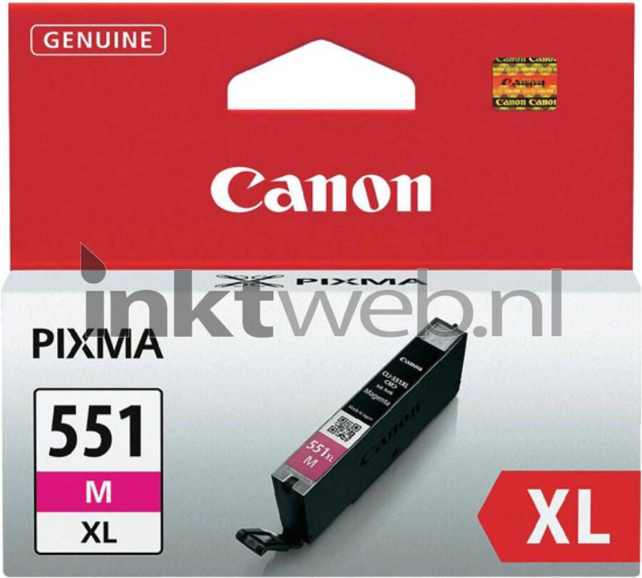 Canon CLI551XLMG inktcartridge (magenta)