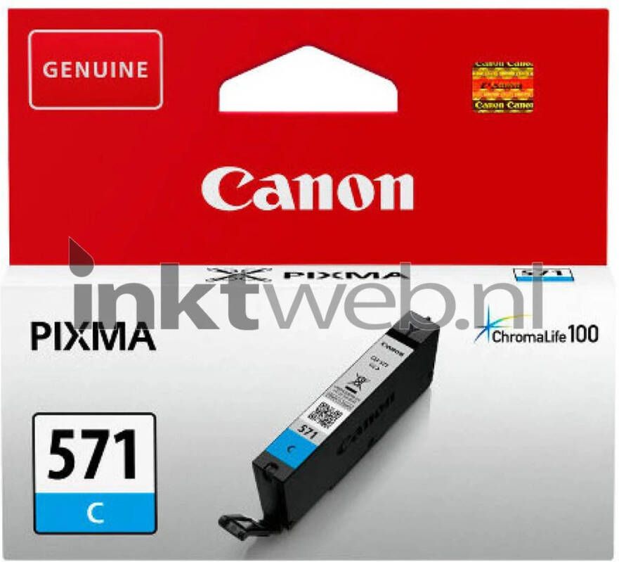 Canon CLI 571 C inktcartridge (cyaan)