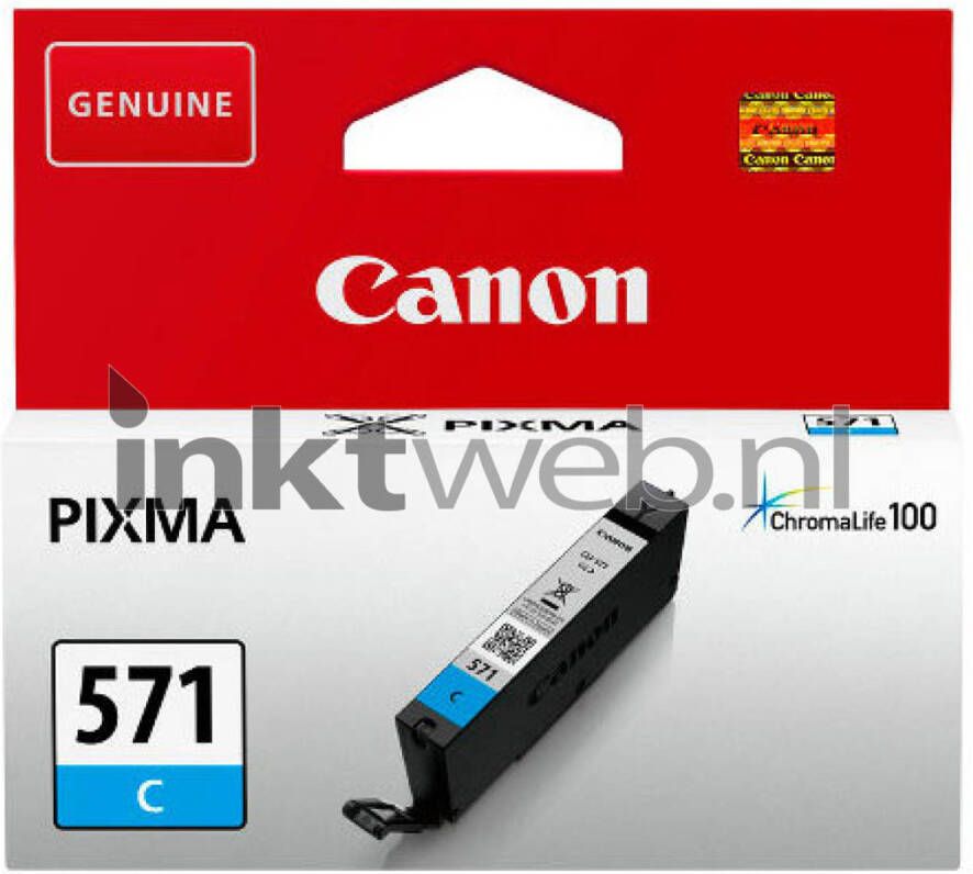 Canon CLI 571 C inktcartridge (cyaan)