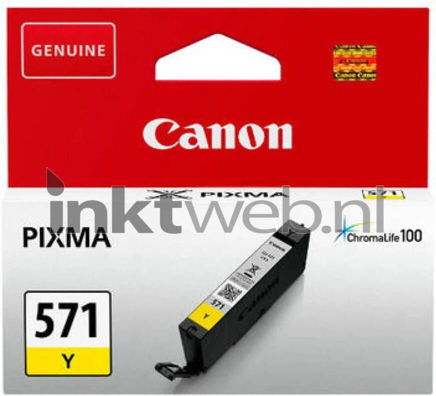 Canon CLI-571 Geel Inkt | Cartridges&Toners | Computer&IT Printen&Scannen | 0388C001