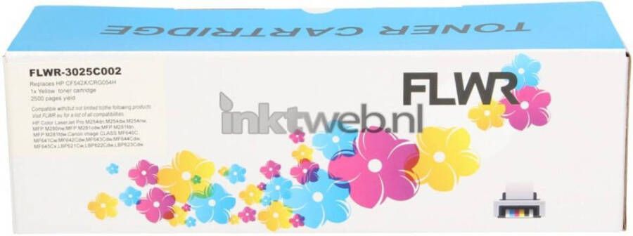 Canon FLWR 054H geel toner