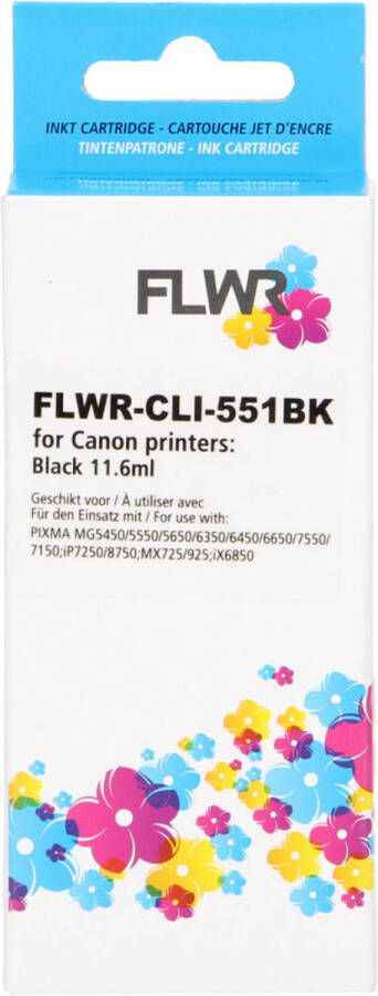 Canon FLWR CLI-551XL zwart cartridge