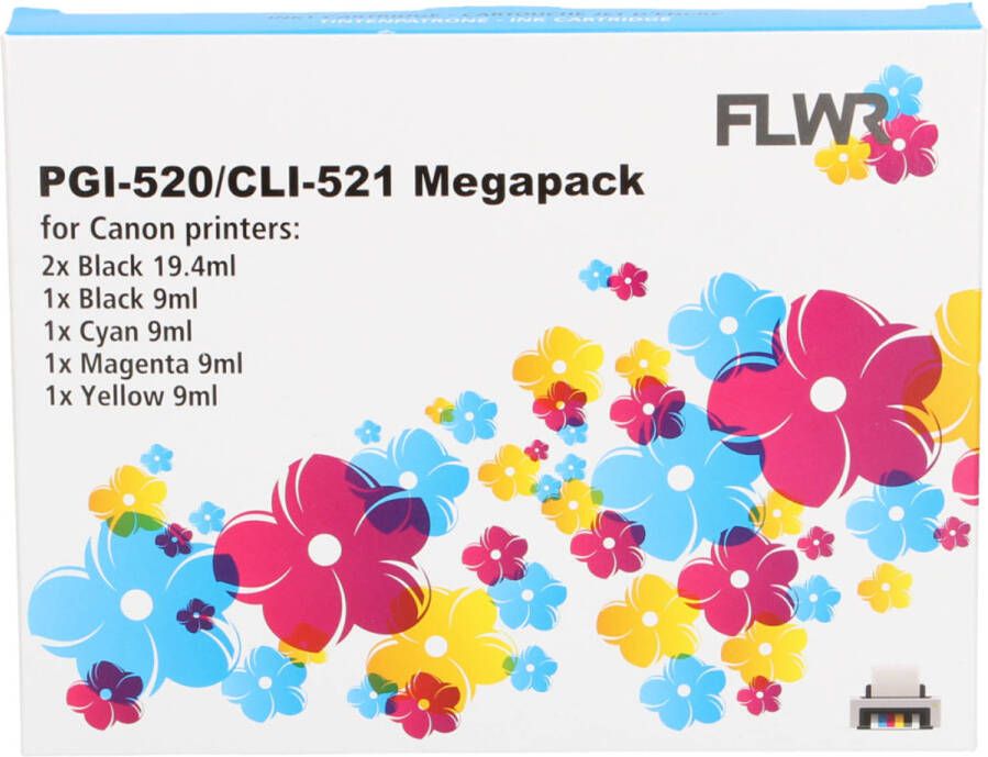 Canon FLWR PGI-520 CLI-521 Megapack cartridge
