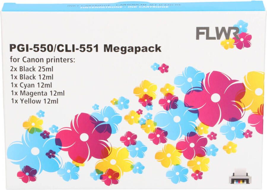 Canon FLWR PGI-550 CLI-551 Megapack cartridge