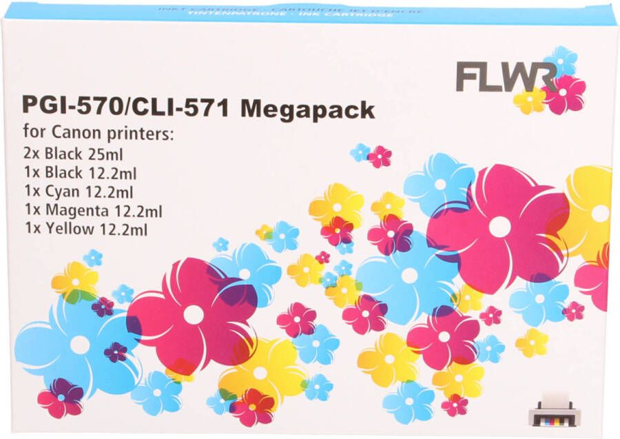 Canon FLWR PGI-570 CLI-571 Megapack cartridge