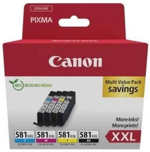 Canon CLI-581XXL BK C M Y Multi | Cartridges&Toners | Computer&IT Printen&Scannen | 8714574679068