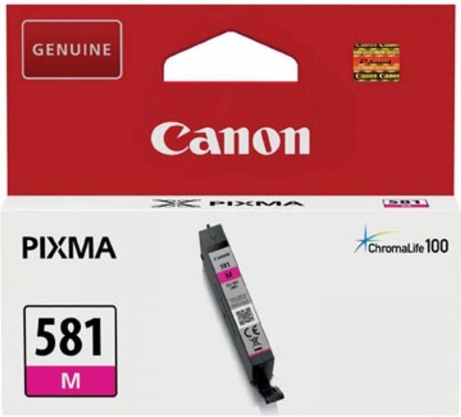 Canon inktcartridge CLI-581M magenta pagina&apos;s OEM: 2104C001