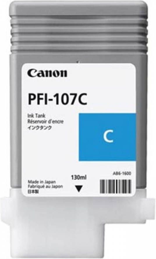 Canon inktcartridge PFI-107 cyaan 130 ml OEM: 6706B001