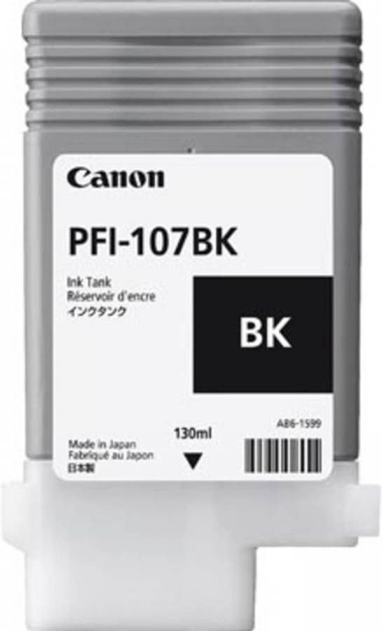 Canon inktcartridge PFI-107 zwart 130 ml OEM: 6705B001