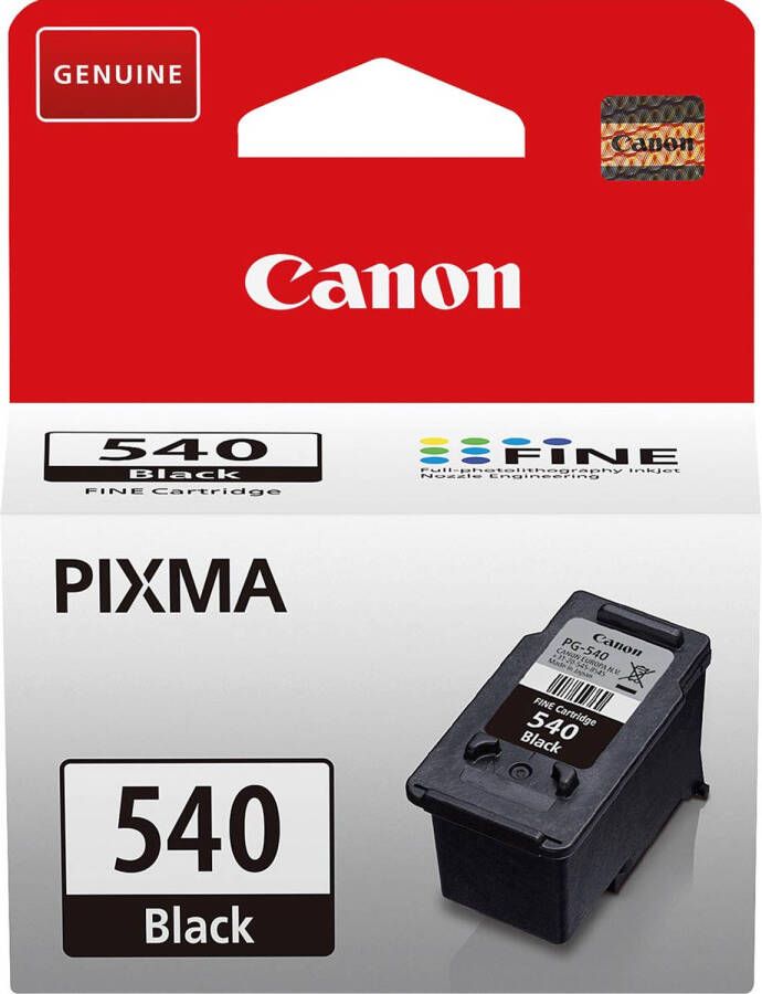 Canon inktcartridge PG-540L EUR 300 pagina&apos;s OEM 5224B001 zwart