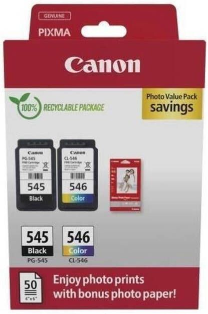 Canon PG-545 CL-546 Photo Value | Cartridges&Toners | Computer&IT Printen&Scannen | 8714574680002