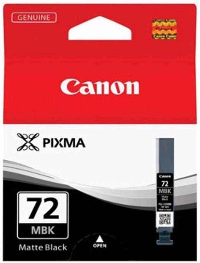 Canon inktcartridge PGI-72MBK zwart mat 14 ml OEM: 6402B001